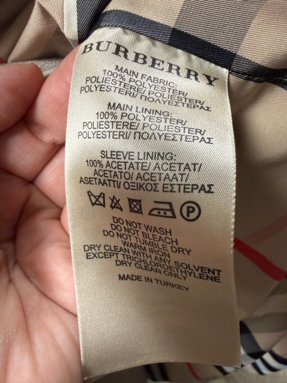 Burberry Women's Beige Double-Breasted Trench Coat US14 - Picture 11 of 11